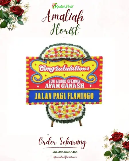 Sewa Papan Bunga Tempel Wetan